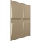 Ekena Millwork 19 5/8in. W x 19 5/8in. H Galveston EnduraWall Decorative 3D Wall Panel Covers 2.67 Sq. Ft. WP20X20GLECE - alternate 3